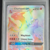 2017 POKEMON SUN & MOON BURNING SHADOWS FA/CHARIZARD GX #150 BURNING SHADOWS-SECRET [PSA MINT 9]