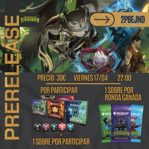 Presentación Secrets of Strixhaven - 17 Abril 2026