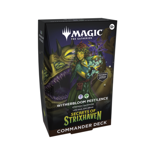Mazo de Commander «Witherbloom Pestilence» – Secrets of Strixhaven (Español)