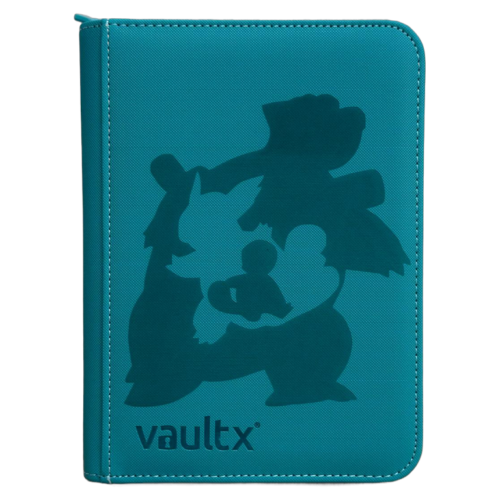 Binder Siluetas Squirtle, Wartortle y Blastoise – 4 Bolsillos – Turquesa