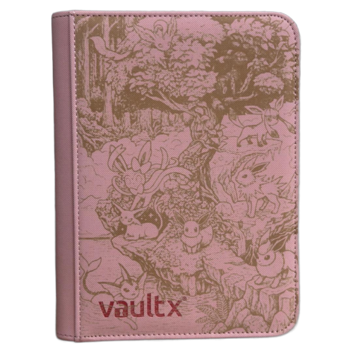 Binder Bosque Pokémon – 4 Bolsillos – Rosa