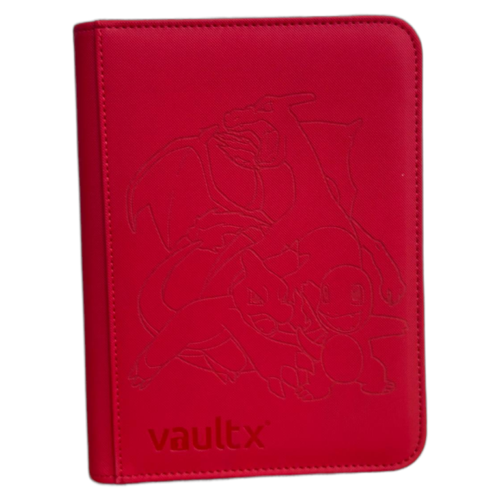 Binder Charmander, Charmeleon y Charizard – 4 Bolsillos – Rojo (A)