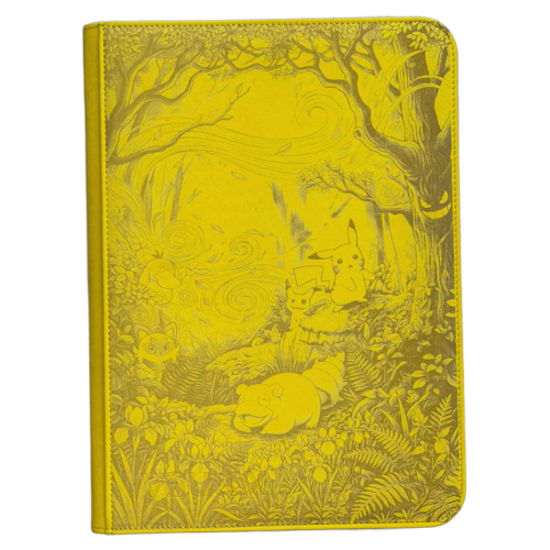 Binder Bosque Pokémon – 9 Bolsillos – Amarillo