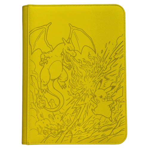 Binder Charizard – 9 Bolsillos – Amarillo