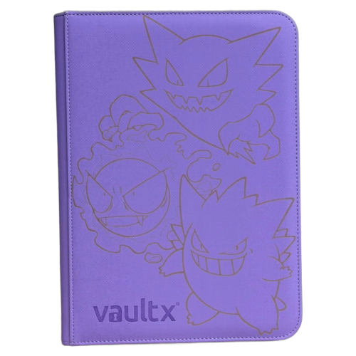 Binder Gastly, Haunter y Gengar – 9 Bolsillos – Lila (B)
