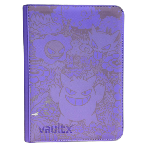 Binder Gastly, Haunter y Gengar – 9 Bolsillos – Lila (C)