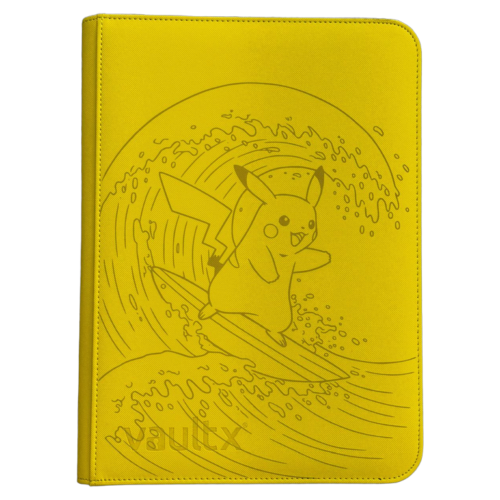 Binder Pikachu Surf – 9 Bolsillos – Amarillo