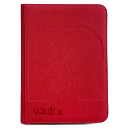 Binder Team Rocket Logo R – 9 Bolsillos – Rojo (A)